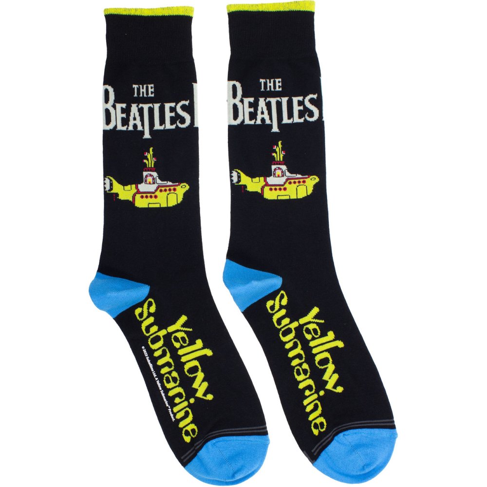 The Beatles - Yellow Submarine Drop T Socken - Schwarz